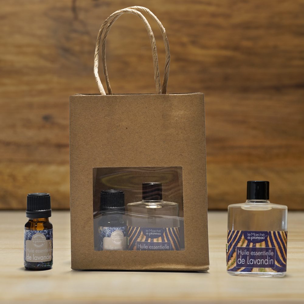 Gift pack essential oils lavender 10 ml and lavandin 30 ml
